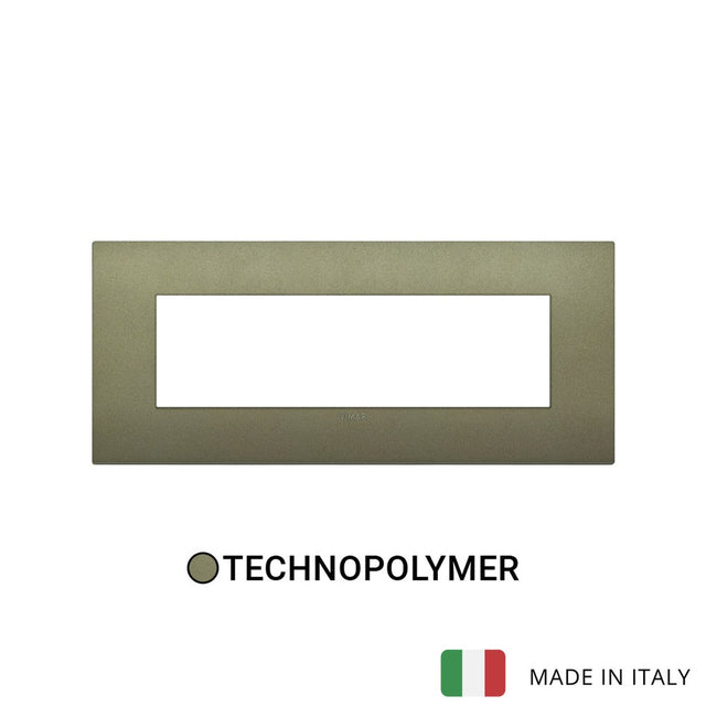 Vimar Arke Classic Plate 7M Technopolymer Matt Green