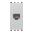 Eikon RJ11 Phone Jack 6/4 Silver
