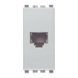 Eikon RJ11 Phone Jack 6/4 Silver