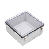 Boxco P-Series 150x150x90mm Plastic Enclosure, IP67, IK08, ABS, Transparent Cover, Molded Hinge and Latch Type - PHOTO 2
