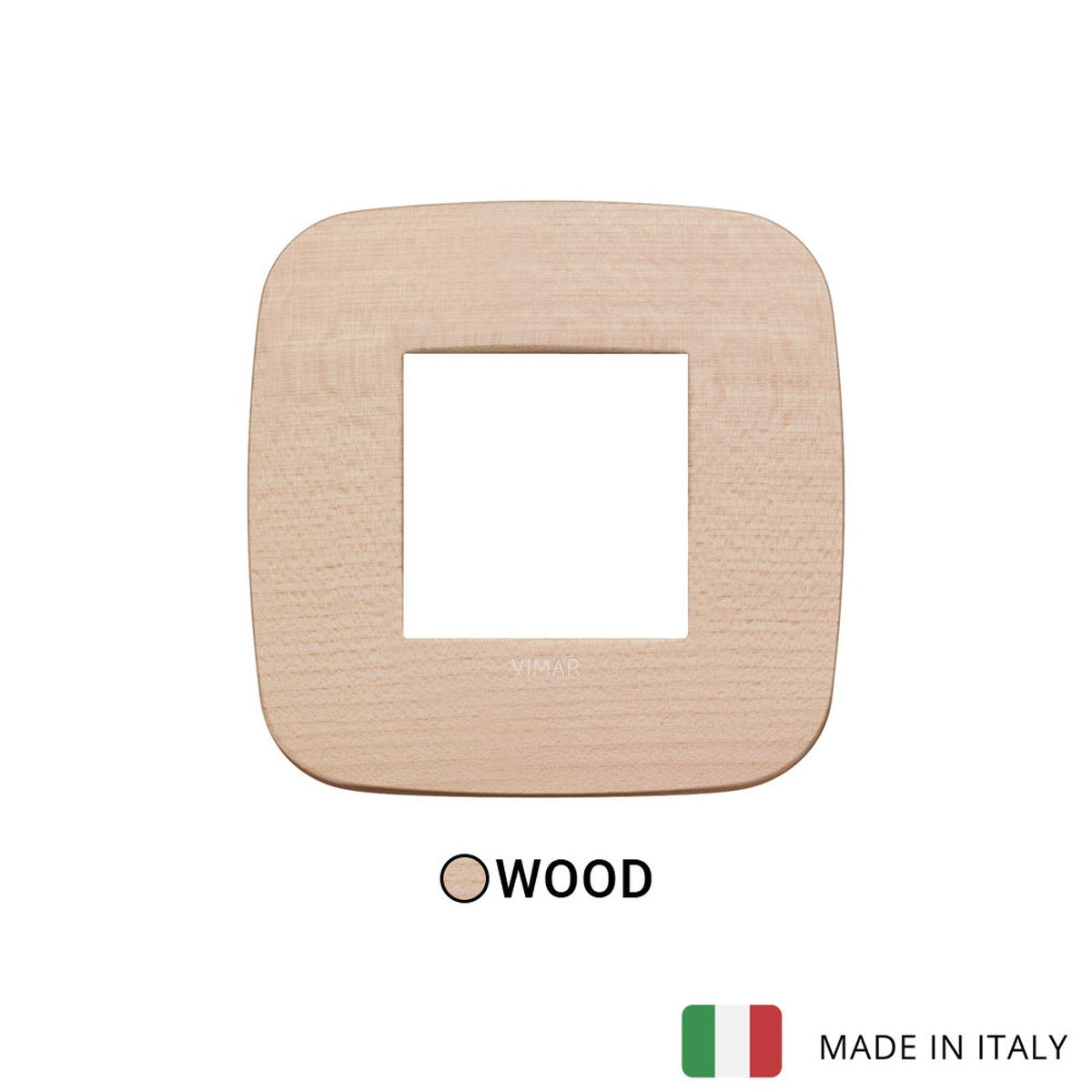 Vimar Arke Round Plate 2M Wood Maple