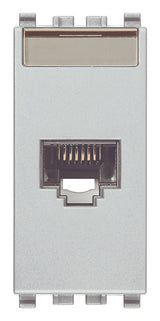 Eikon RJ45 Cat 6 Netsafe UTP 110 Outlet Silver
