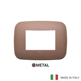 Vimar Arke Round Plate 3M Metal Matt Bronze