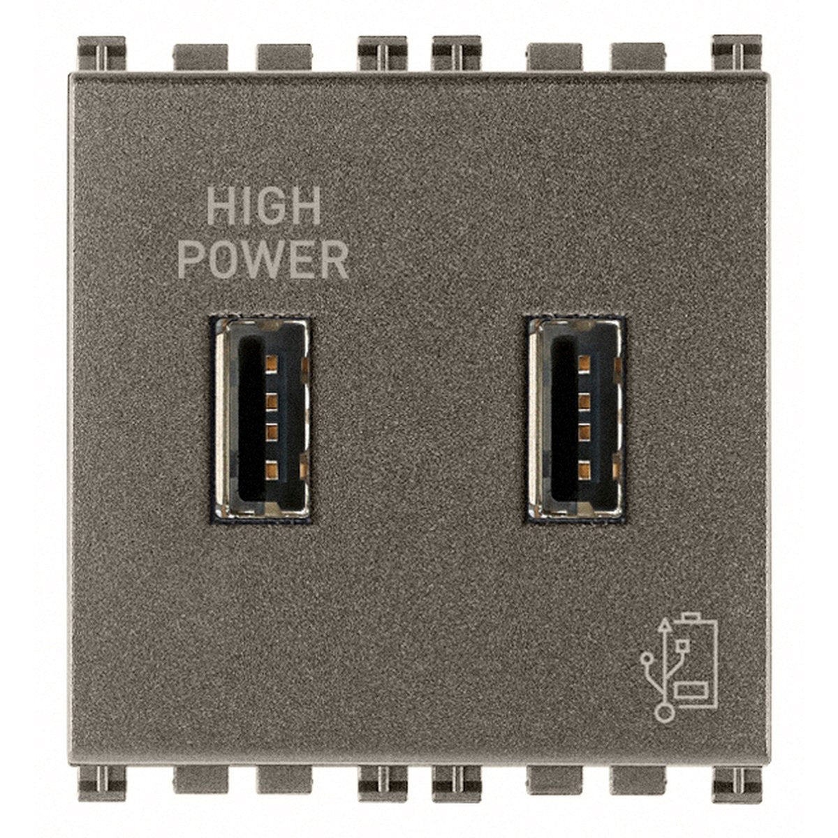 Arke USB Supply Unit 2M 5V 1A Aluminium