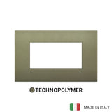 Vimar Arke Classic Plate 4M Technopolymer Matt Green