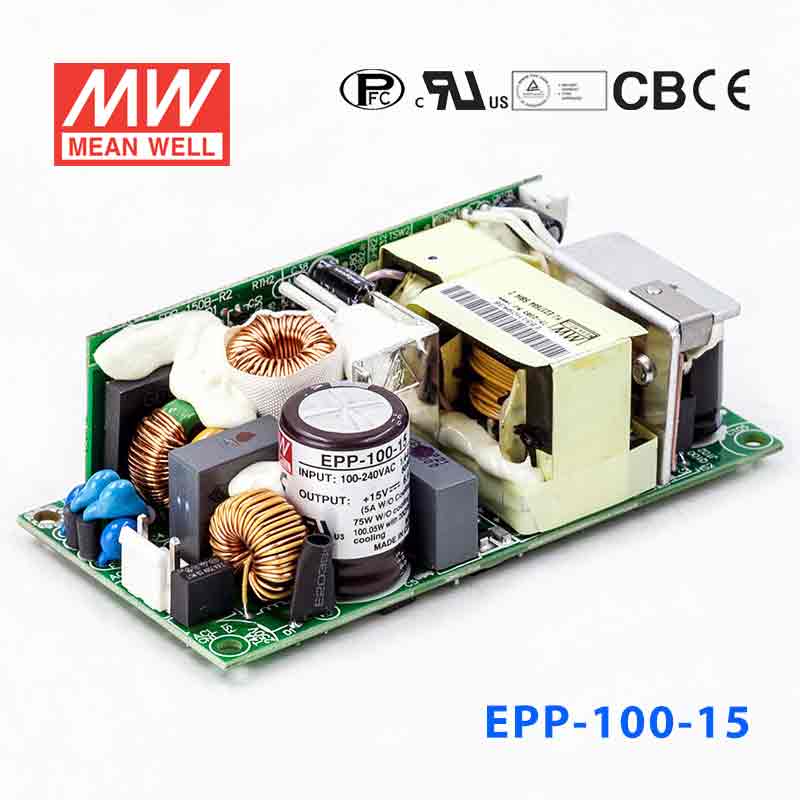 Mean Well EPP-100-15 Power Supply 75W 15V