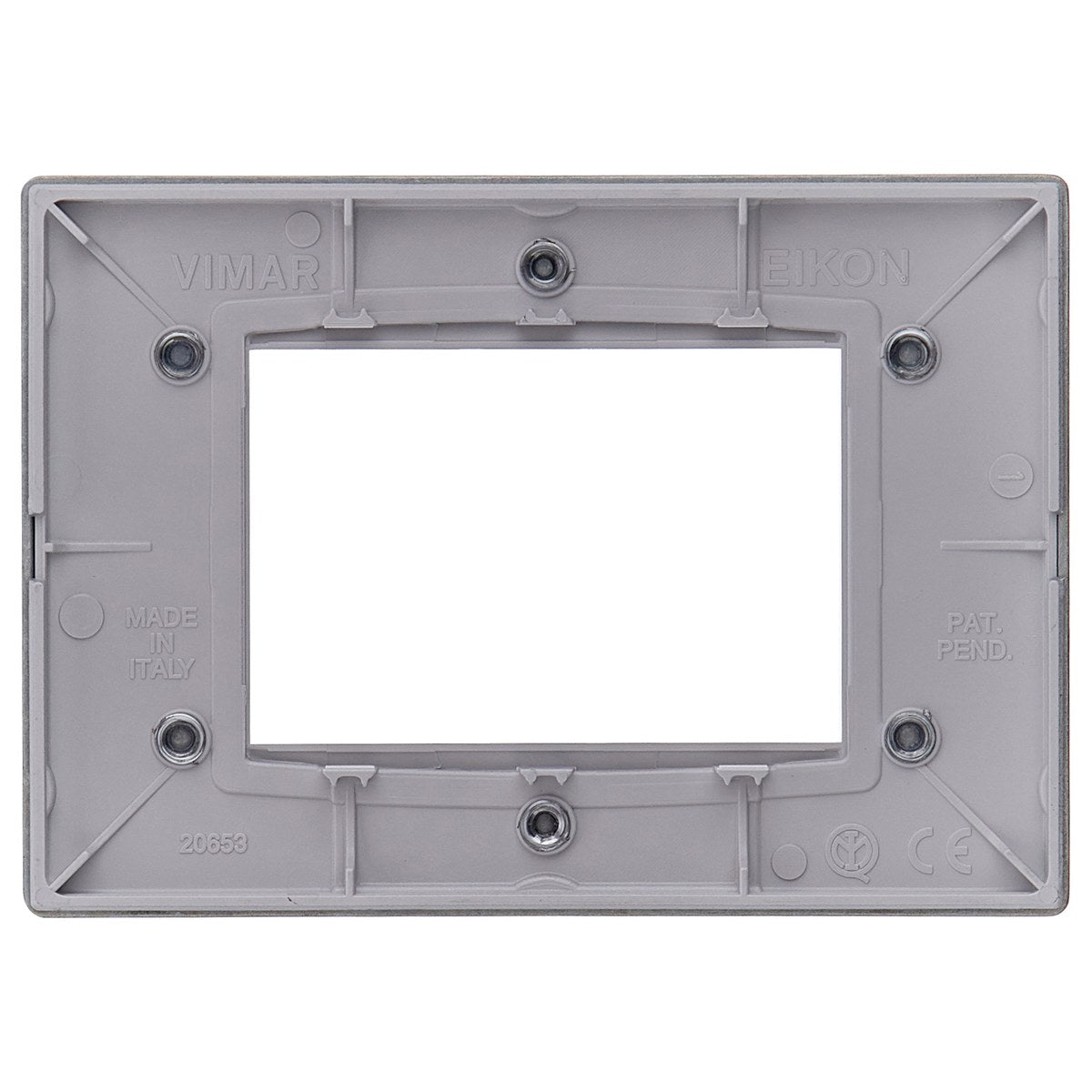 Vimar Eikon Chrome Plate 3M Bright Matt Silver - PHOTO 1