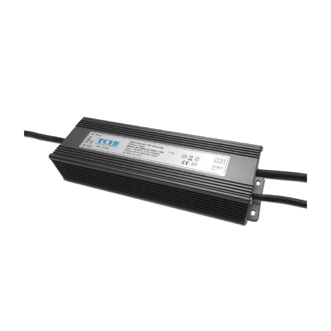 TCI 150W 24V constant voltage driver - 1-10V dimmable(127909) 6.25A