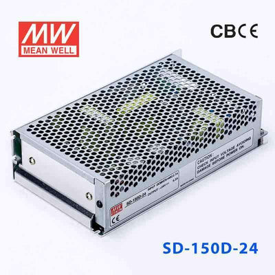 Mean Well SD-150D-24 DC-DC Converter - 150W - 72~144V in 24V out 6.5A