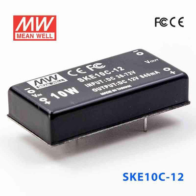 Mean Well SKE10C-12 DC-DC Converter - 10W - 36~72V in 12V out 840mA