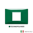 Vimar Plana Plate 2M Technopolymer Reflex Emerald