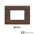 Vimar Eikon Exe Plate 3M Wood Eucalyptus