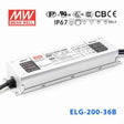 Mean Well ELG-200-36B Power Supply 200W 36V - Dimmable 5.55A