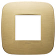 Vimar Arke Round Plate 2M Metal Brushed Brass