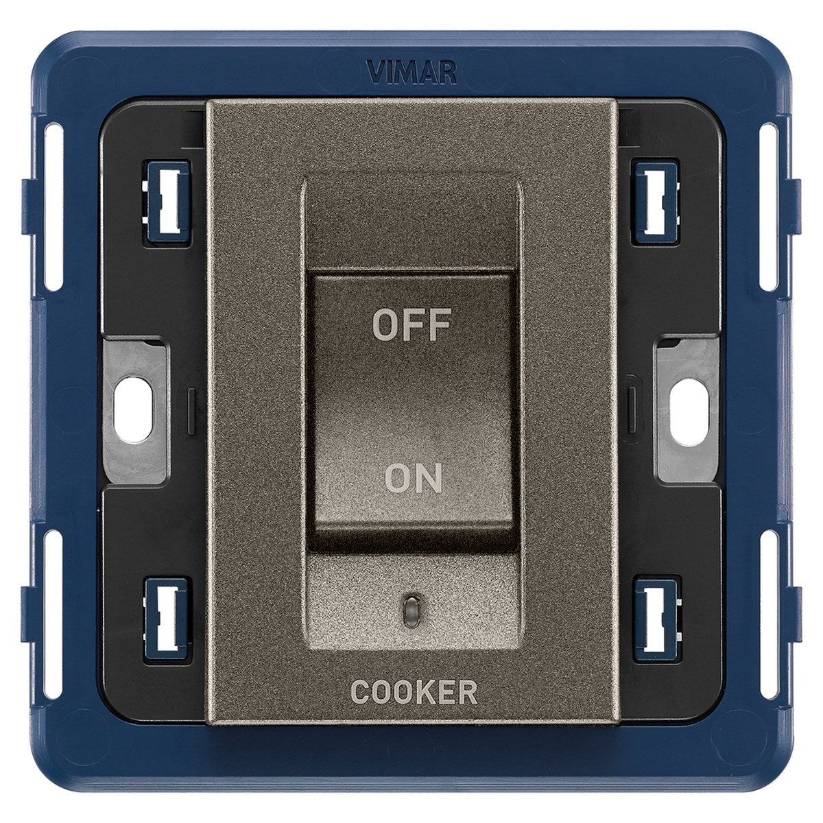 Arke 2P 45A 1-Way Cooker Switch 3M Grey