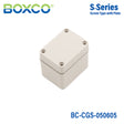 Boxco S-Series 50x65x55mm Plastic Enclosure, IP67, IK08, PC, Grey Cover, Screw Type