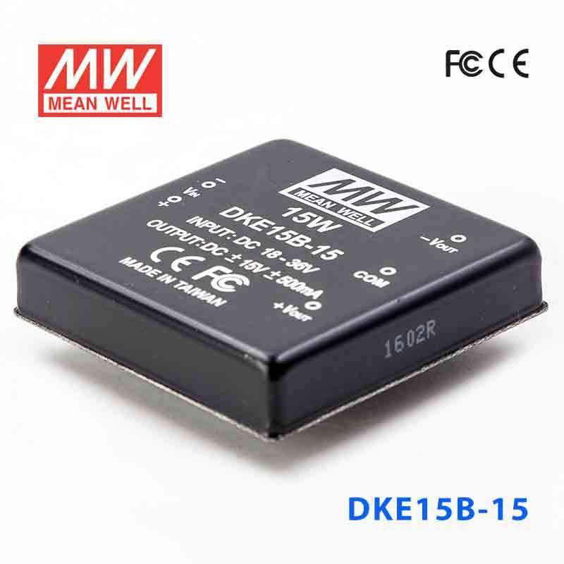 Mean Well DKE15B-15 DC-DC Converter - 15W - 18~36V in ±15V out 500mA