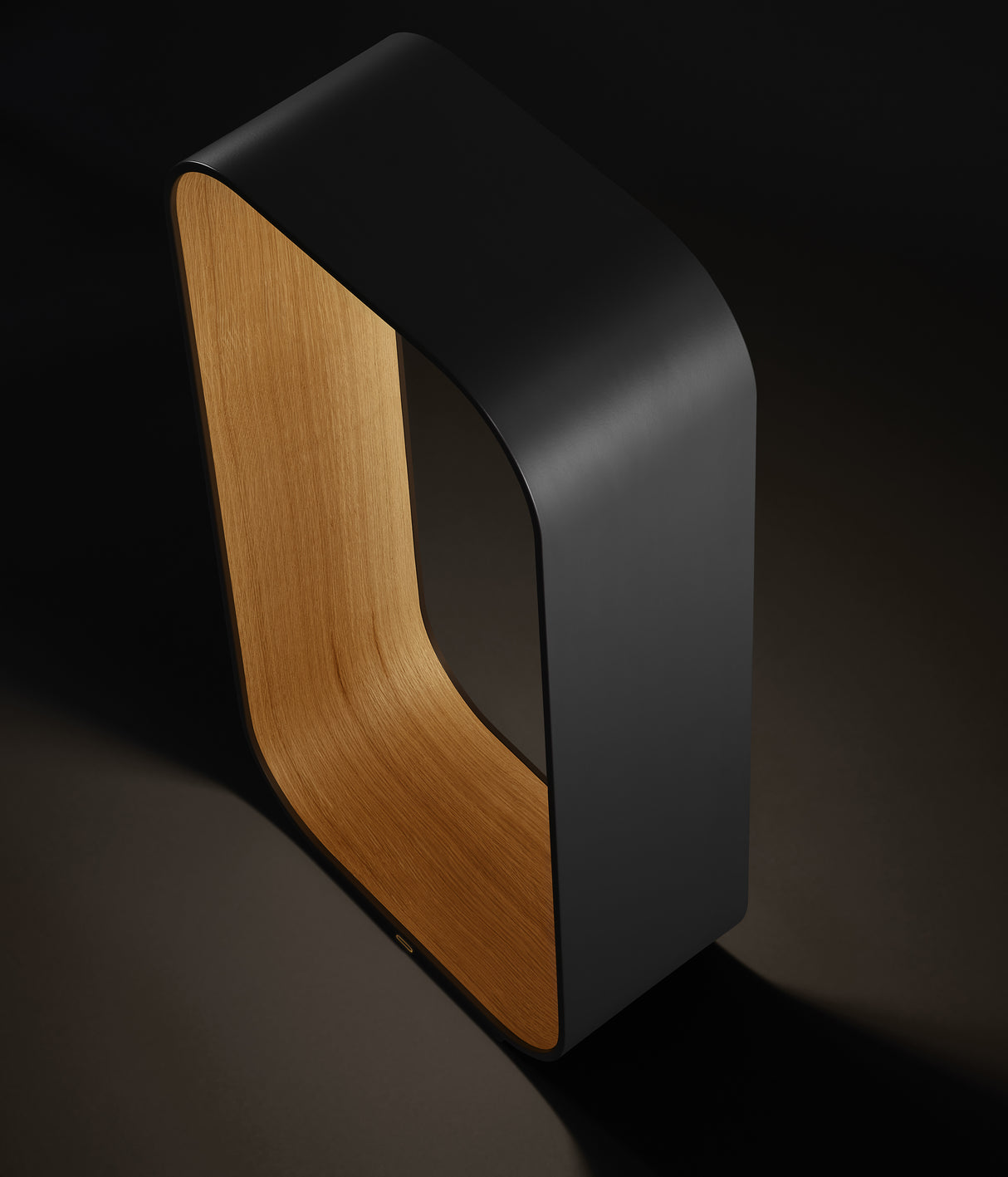 Pablo Table Contour Small White/Walnut - PHOTO 8