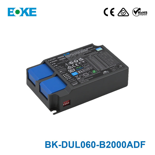 BOKE BK-DUL060-B2000ADF 60W DALI-2 LED Driver