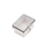 Boxco P-Series 90x120x70mm Plastic Enclosure, IP67, IK08, ABS, Transparent Cover, Molded Hinge and Latch Type - PHOTO 1