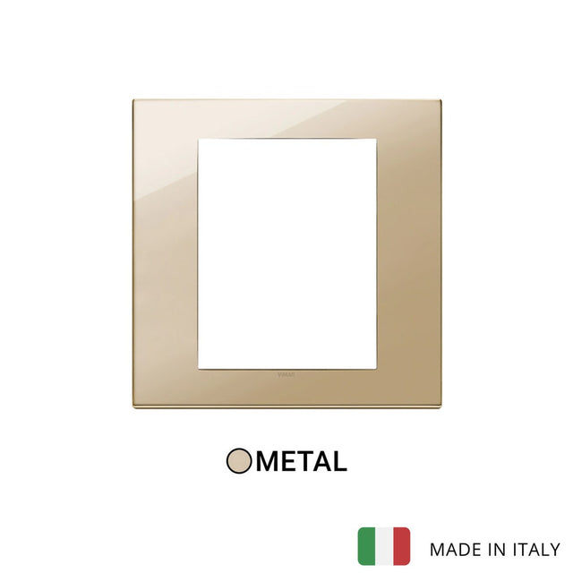 Vimar Eikon Exe Plate 8M Metal Gold