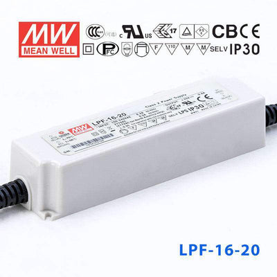 Mean Well LPF-16-20 Power Supply 16W 20V 800mA