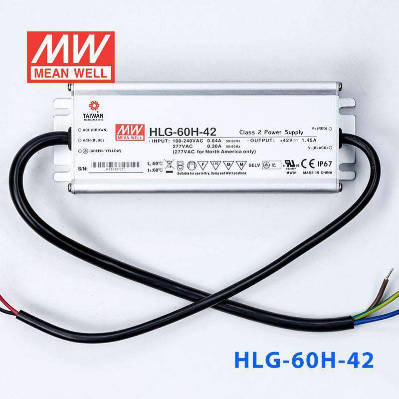 Mean Well HLG-60H-42 Power Supply 60W 42V 1.45A - PHOTO 2