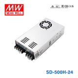 Mean Well SD-500H-24 DC-DC Converter - 500W - 72~144V in 24V out 21A