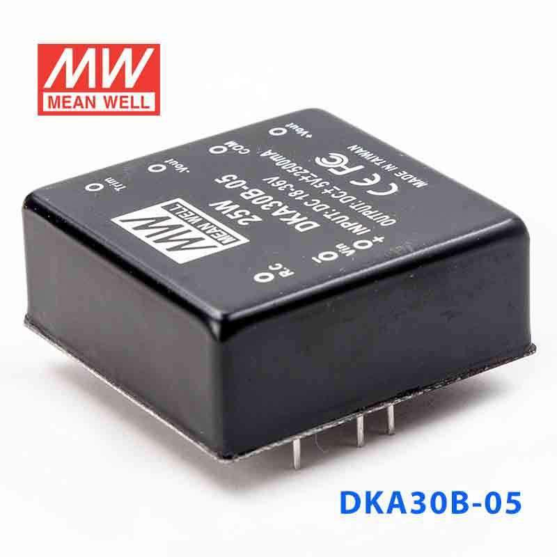 Mean Well DKA30B-05 DC-DC Converter - 25W - 18~36V in ±5V out 2.5A - PHOTO 1