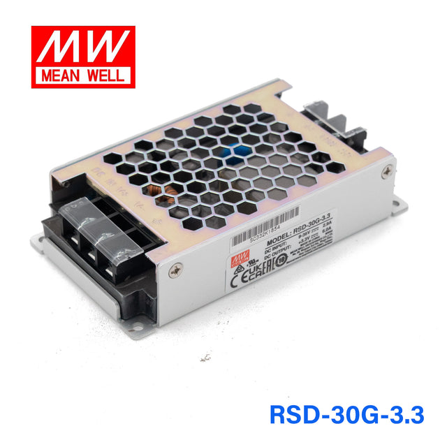Mean Well RSD-30G-3.3 DC-DC Converter - 19.8W - 9~36V in 3.3V out 6A