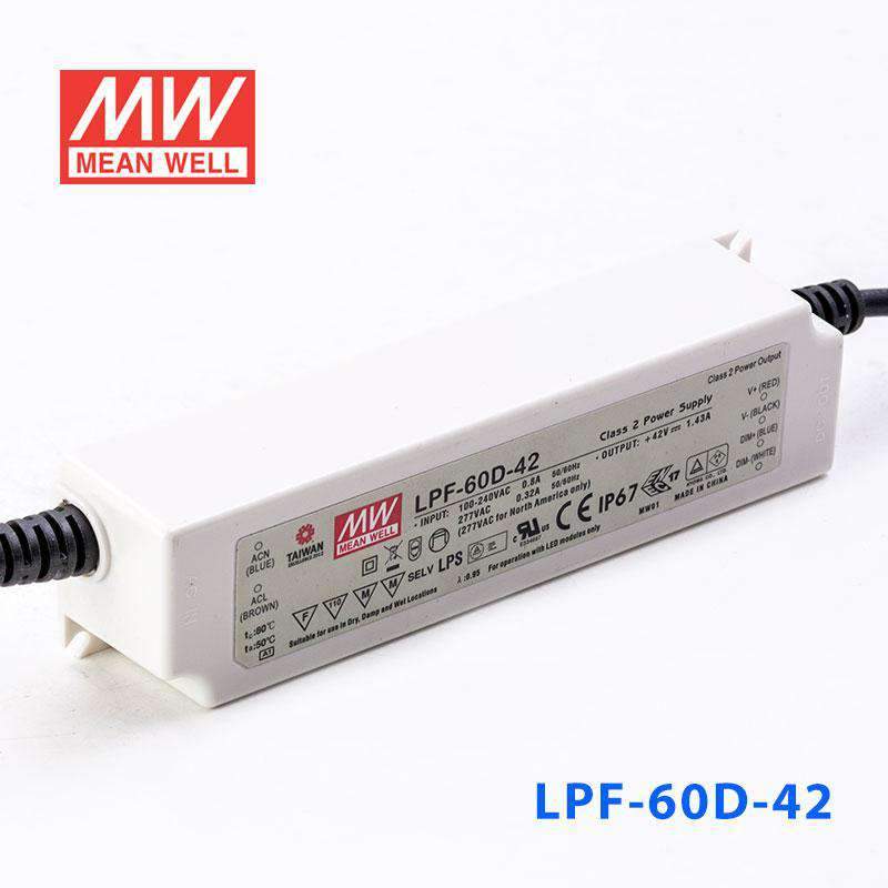 Mean Well LPF-60D-42 Power Supply 60W 42V - Dimmable 1.43A - PHOTO 1