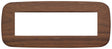 Vimar Arke Round Plate 7M Wood Walnut