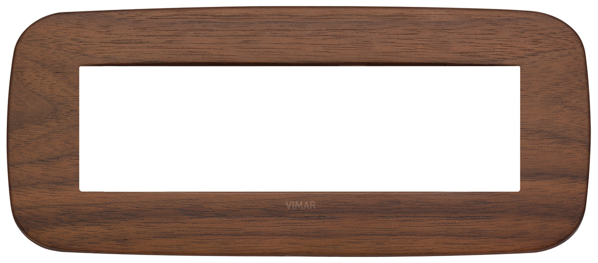 Vimar Arke Round Plate 7M Wood Walnut