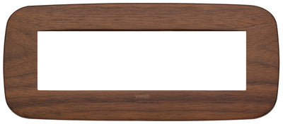 Vimar Arke Round Plate 7M Wood Walnut