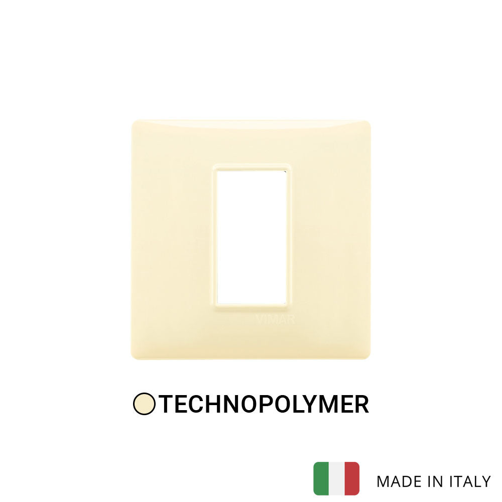 Vimar Plana Plate 1M Technopolymer Cream