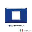 Vimar Plana Plate 2centrM Technopolymer Reflex Sapphire
