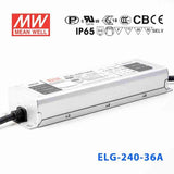 Mean Well ELG-240-36A Power Supply 240W 36V - Adjustable 6.66A