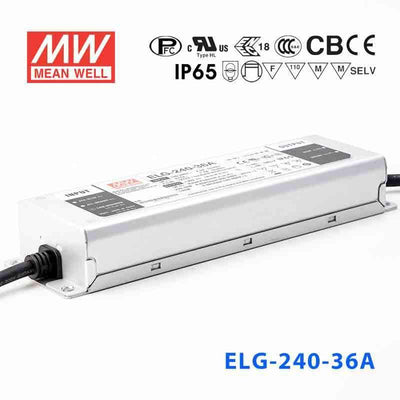 Mean Well ELG-240-36A Power Supply 240W 36V - Adjustable 6.66A