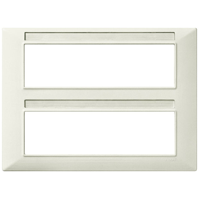Vimar Plana Plate 14M Technopolymer Ivory