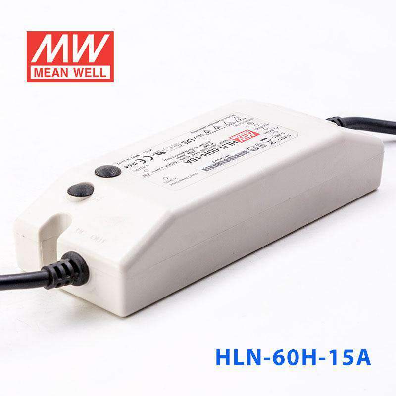 Mean Well HLN-60H-15A Power Supply 60W 15V - IP64, Adjustable 4A - PHOTO 3