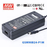 Mean Well GSM90B24-P1M Power Supply 90W 24V 3.75A
