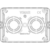 Vimar Flush Mounting Box 3M Light Blue - PHOTO 2