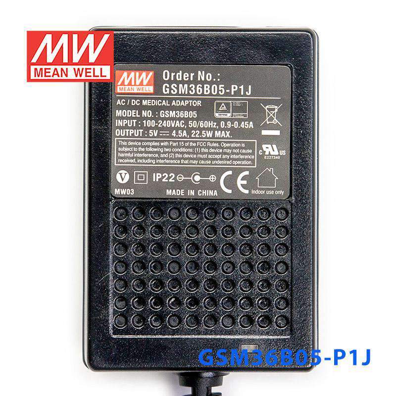 Mean Well GSM36B05-P1J Power Supply 22.5W 5V 4.5A - PHOTO 2