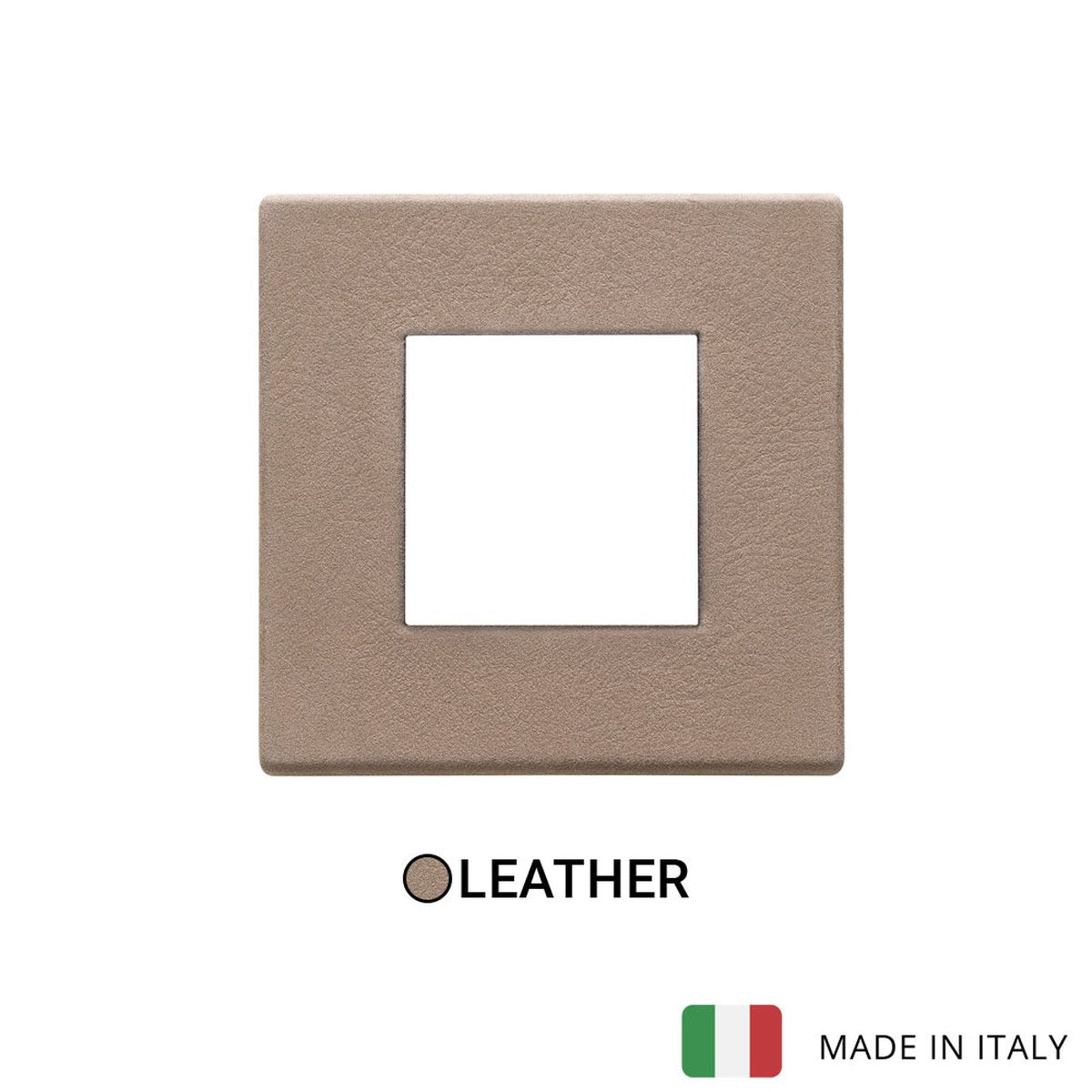 Vimar Eikon Exe Plate 2M Leather Steppe - Square