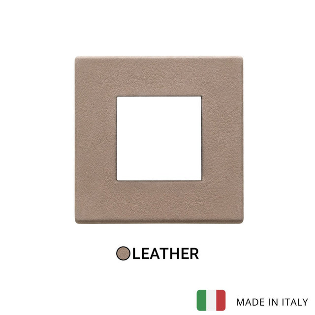 Vimar Eikon Exe Plate 2M Leather Steppe - Square