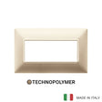 Vimar Plana Plate 5M BS Technopolymer Matt Champagne