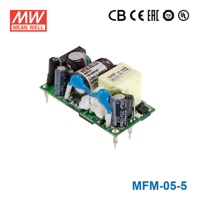 Mean Well MFM-05-5 Power Supply 5W 5V 1A