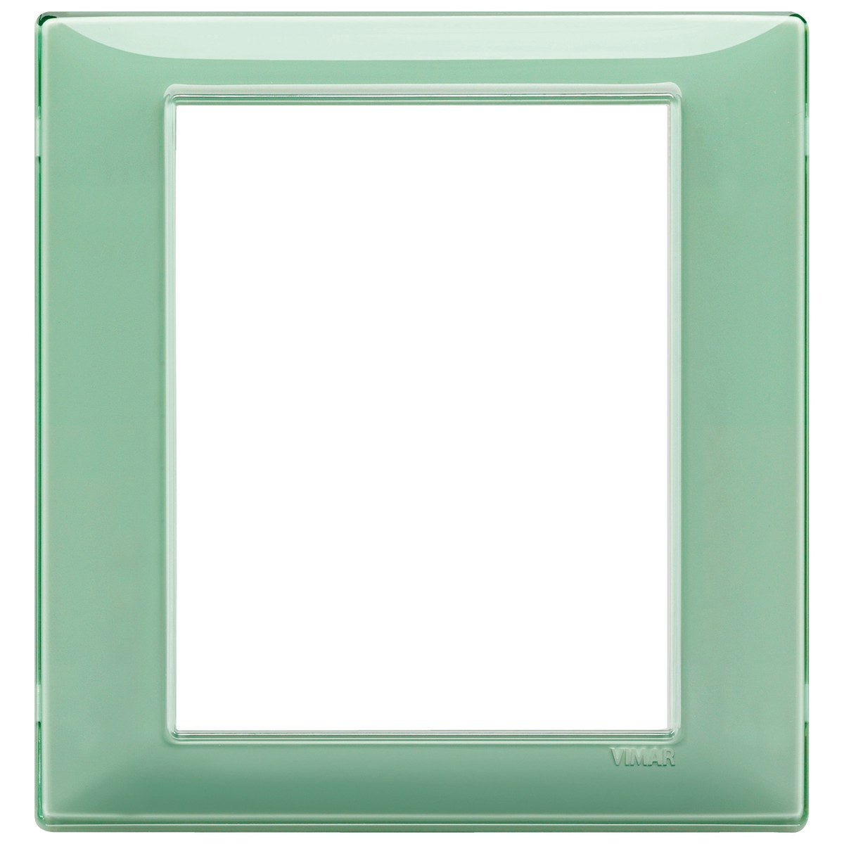 Vimar Plana Plate 8M Technopolymer Reflex Mint
