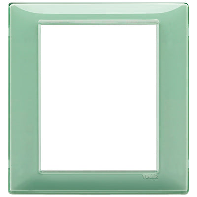 Vimar Plana Plate 8M Technopolymer Reflex Mint