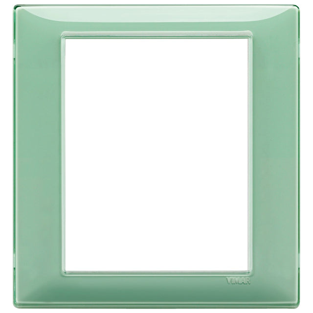 Vimar Plana Plate 8M Technopolymer Reflex Mint